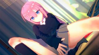 The short skirt girl is being taken advantage of by a pervert