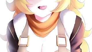 Yang from RWBY is a hungry cumslut in this hentai joi video