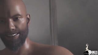 A white girl is having fun with a black guy with a big dick