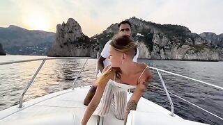 We had sex with the captain of the boat tour to Capri while the crew watched