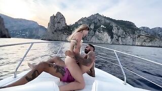 We had sex with the captain of the boat tour to Capri while the crew watched