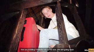 My little stepsister agreed to suck my dick - POV 4K