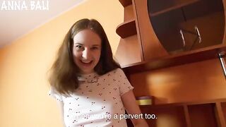 The girl left the sex toy in the bathroom, let’s fuck