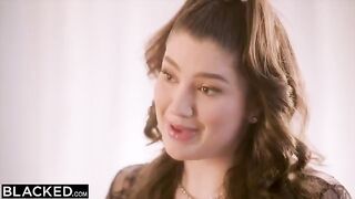 Alyx satisfies her sugar daddy with the help of BLACKED channel