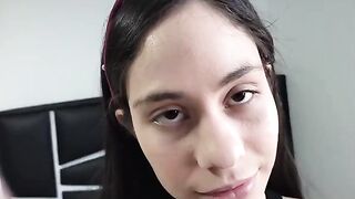 The perverted stepdaughter is being tormented by her stepfather