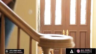 Carter Cruise practices being a masseuse with help from Riley Reid