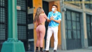 The girl with the big ass met a rich stranger and seduced him