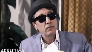 Inked MILF Anna Bell Peaks gets banged hard in public by horny older man
