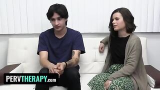 Aaliyah Love, a hot MILF doctor, helps stepsiblings get closer through a kinky therapy session