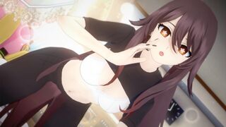 Hentai Hu Tao fucked by her servant in a casual outfit