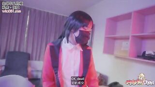 No panties and no condoms for Yumeko Kakegurui's gamble - Oil Handjob