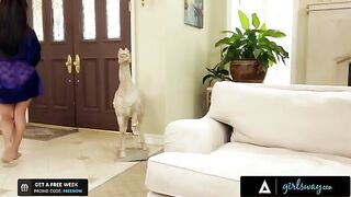 Reena Sky makes a sex tape with her neighbor Chanell Heart, exploring their intense chemistry
