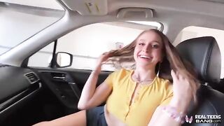 Beautiful Laney Grey got her hairy pussy drilled deep by a horny guy