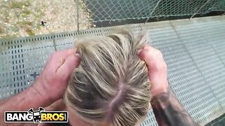 Hot Spanish slut Carla Boom gets fucked by Emilio Ardana outdoors