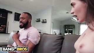 Petite teen Sera Ryder gets her pussy destroyed by huge BBC