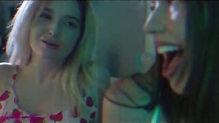 Kinky lesbian action with intense make out and passionate fucking