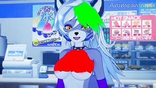 Roxanne Wolf’s Five Nights at Freddy’s hentai in 3D