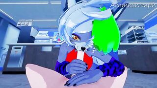 Roxanne Wolf’s Five Nights at Freddy’s hentai in 3D
