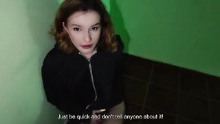 We fucked in the hallway, my parents are at home