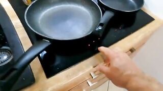 Bad Volodya and his way of making Asian rice. Cooking and fucking