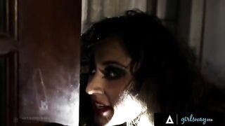 The investigator, in a desperate bid, gets her pussy eaten by a hooker