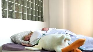 I calmed down my step sister after her nightmare, it went too far