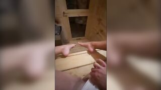 This big mouth Italian chick sucks and swallows cum