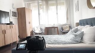 The guy said goodbye to his girlfriend and fucked with a hot woman