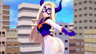 My Hero Academia MT Lady gets her juicy tits filled with cock in this hentai video