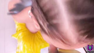 A big ass MILF is getting fucked by a huge dick in a rough session