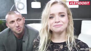 Russian blonde PAWG Alexa Flexy gets fucked hard in ass and pussy