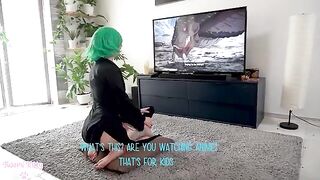 Tatsumaki cosplay gets fucked hard by Saitama in an intense scene