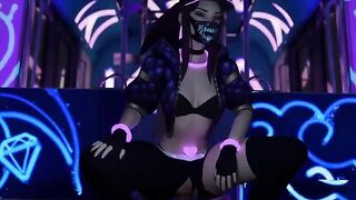Hentai League of Legends compilation with Ahri and Akali's hottest scenes