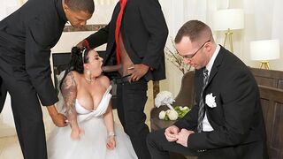 Payton's wedding day turns into a wild threesome adventure