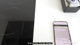 Skinny Italian teen gets fucked at home by horny guy