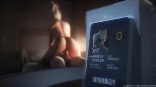 Overwatch Mercy animated video with a hot compilation for June Week 3