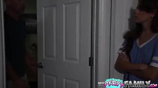 Skinny teen Selena Love gets fucked hard by her stepdad