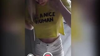 Exchange student #1 Meeting, a steamy encounter with a petite blonde in HD
