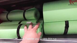 Will you help me choose a yoga mat for our later outdoor fun?