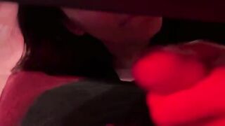 College GF gets her pussy filled with cum during a party