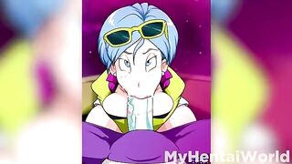Bulma gets her pussy stuffed with cock in this hot animation