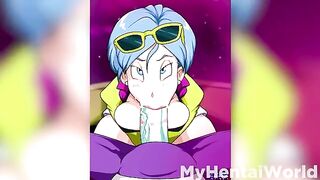Bulma gets her pussy stuffed with cock in this hot animation