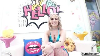 The petite slut Chanel Camryn is hungry for cock, and it shows