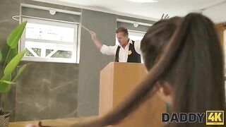 DADDY4K. The old man cleverly seduced his son's sexy girlfriend
