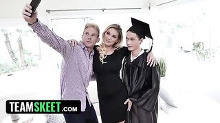 MILF Kenzie Taylor rewards stepson with her wet pussy