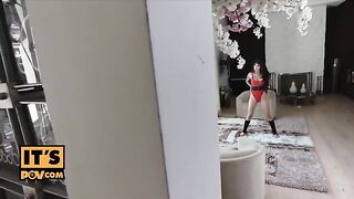 Brenna Sparks gets banged by her stepson’s huge cock