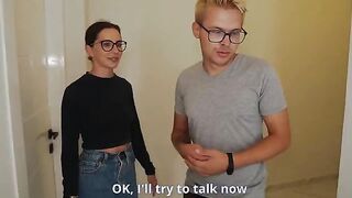 A husband watches his wife getting fucked by a realtor for a discount
