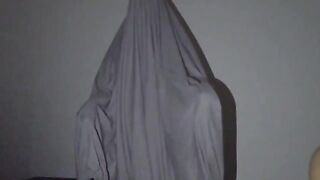 A real scary ghost haunts me in my room and fucks me, big ass zombie Halloween