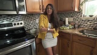 My stepmom is a big ass and she wakes me up with her pussy in the morning when my dad is not around