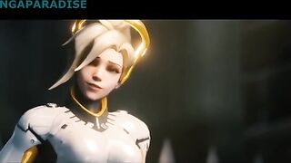 Overwatch Mercy's most beautiful and sensual moments in HD